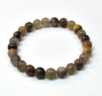 CRB560-8mm STONE BRACELET IN BLACK MOONSTONE