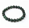 CRB566-8mm STONE BRACELET IN SOUTH AMERICAN EMERALD