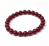 CRB578-8mm STONE BRACELET IN RUBY