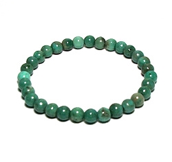 CRB588-6 STONE BRACELET IN GREEN TURQUOISE AGATE