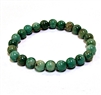 CRB588-8mm STONE BRACELE IN GREEN TURQUOISE AGATE