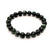 CRB605-8mm STONE BRACELET IN SERAPHINITE