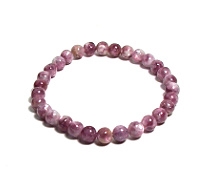 CRB610-6mm STONE BRACELET IN PURPLE EMERALD