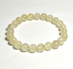 CRB611-8mm STONE BRACELET IN LEMON QUARTZ