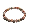 CRB614-06mm STONE BRACELET IN RED RHYOLITE