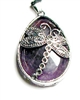 DF-11 DRAGONFLY PENDANT IN AMETHYST