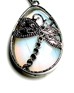 DF-50 DRAGONFLY PENDANT IN OPALITE