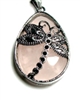 DF-56 DRAGONFLY PENDANT IN ROSE QUARTZ