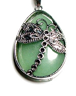 DF-57 DRAGONFLY PENDANT IN AVENURINE
