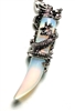 DT-50 STONE DRAGON TOOTH PENDANT IN OPALITE