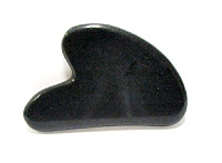 E30-044 GUA SHA FACIAL TOOL IN ONYX