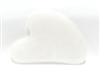 E30-059 GUA SHA FACIAL TOOL IN WHITE JADE