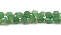 FB57-8mm AVENTURINE FACETED BEADS