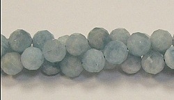 G03-08mm AQUAMARINE FACETED BEADS