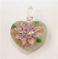 GP1-07-06 GLASS PENDANT HEART SHAPE