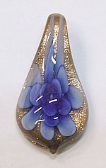 GP11-01-02 GLASS PENDANT WITH FLOWER