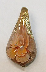 GP11-01-05 GLASS PENDANT WITH FLOWER