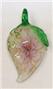 GP11-02-06  GLASS PENDANT IN LEAF DESIGN