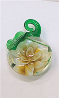 GP11-02-08 GLASS PENDANT WITH FLOWER