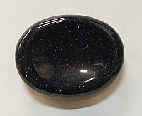 HO5-05 WORRY STONE IN BLUE GOLDSTONE