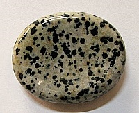 HO5-08 WORRY STONE IN DALMATIAN