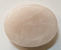 HO5-10 WORRY STONE IN ROSE QUARTZ