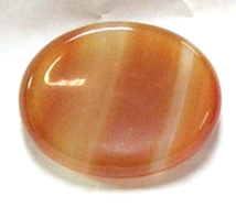 HO5-54 WORRY STONE IN NATURAL CARNELIAN