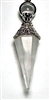 HP-10 HEXAGON STONE PENDANT IN CLEAR QUARTZ