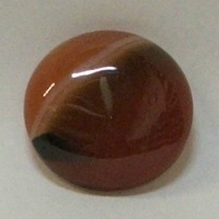 JO5-01  RED AGATE 25mm ROUND CABOCHON