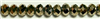 MCS-04-8mm BRONZ CRYSTAL METALLIC RONDELL BEADS