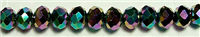 MCS-07-8mm RAINBOW CRYSTAL METALLIC RONDELL BEADS