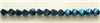 MTCS-6mm BLUE CRYSTAL METALLICE TWISTED BEADS