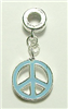 PEACE CHARM BLUE