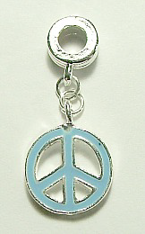 PEACE CHARM BLUE