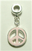 PEACE CHARM LIGHT PINK