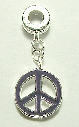 PEACE CHARM PURPLE