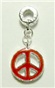 PEACE CHARM RED