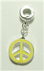 PEACE CHARM YELLOW