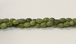 PO1-15-OLIVE JASPER RICE BEADS