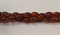 PO7-01 RED AGATE RICE BEADS