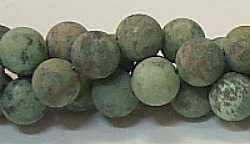 Q04-10mm AFRICAN TURQUOISE MATTE FINISH