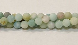 Q14 06mm AMAZONITE MATTE FINISH