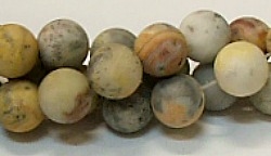 Q17-10mm CRAZY AGATE MATTE FINISH