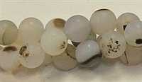 Q75-10mm AGATE MATTE FINISH BEADS