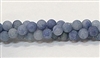 Q81-06mm BLUE AVENTURINE MATTE FINISH