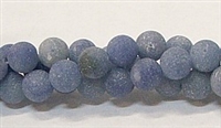 Q81-08mm BLUE AVENTURINE MATTE FINISH