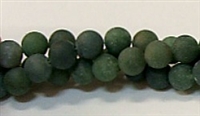 Q96-08mm MOSS AGATE MATTE FINISH