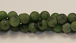 QRB121-08mm CANADA JADE MATTE FINISH BEADS