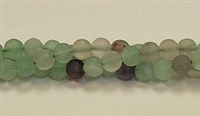 QRB136-6mm FLUORITE MATTE FINISH BEADS