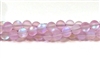 QRB524-12-6mm LT PURPLE MERMAID GLASS BEADS IN MATTE FINISH